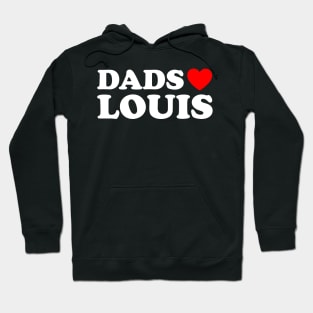 Dads Love Louis - Dads Heart Louis Hoodie